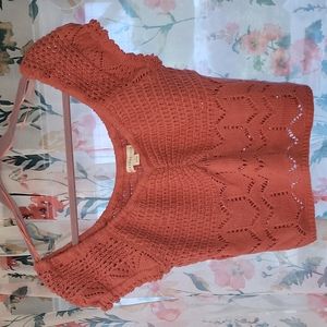 Aeropostale Crocheted Crop Top